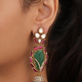 Siya Orra | Vintage Style Black Onyx Teardrop Drop Earrings - Fashion Earrings for Women