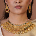 Samraagni Jadau Gold Plated Necklace Set